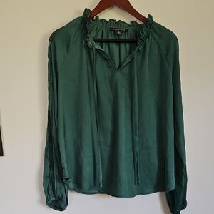 Elegant Green Blouse by Laurel Gray